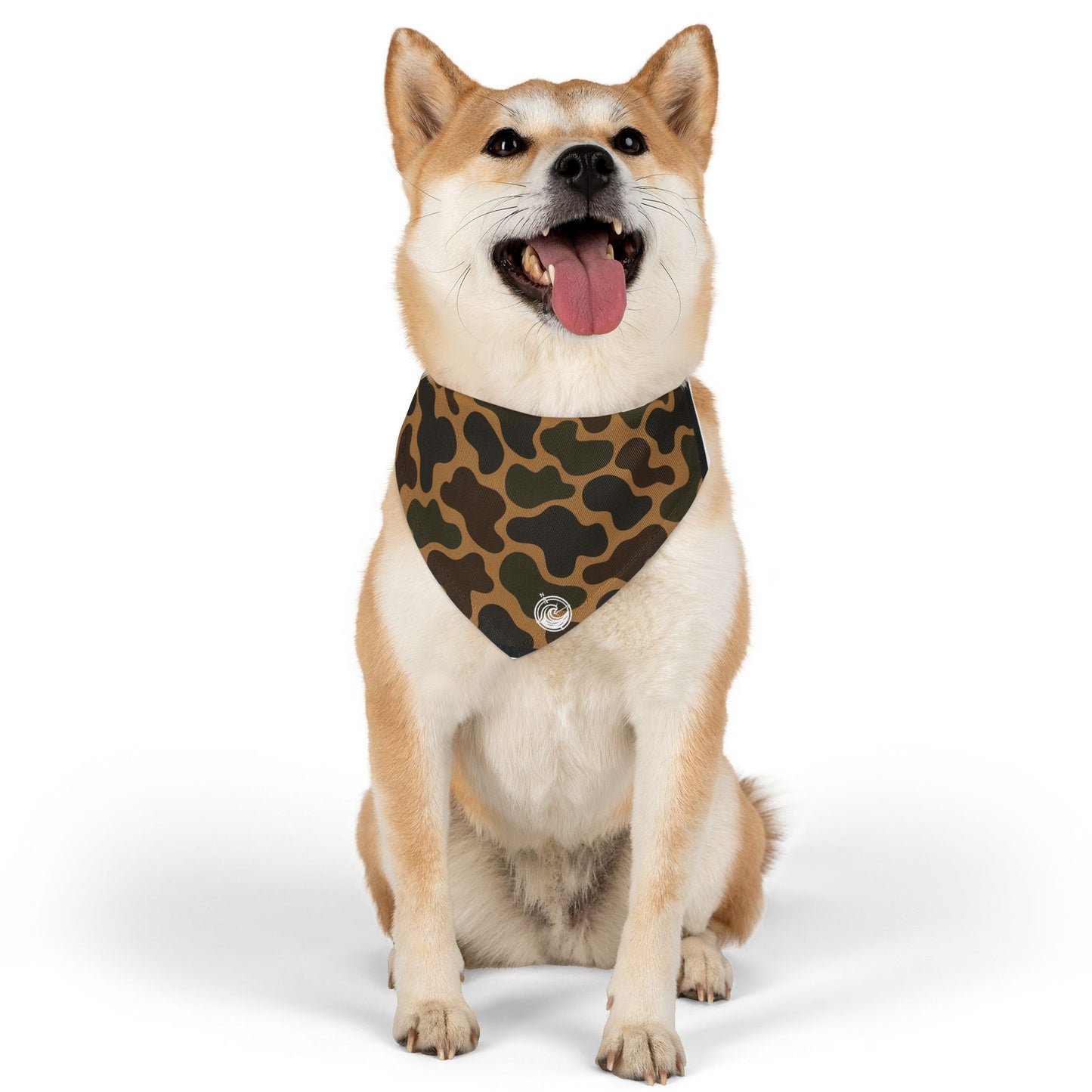 Vintage Woodland Camo Duck Bandana