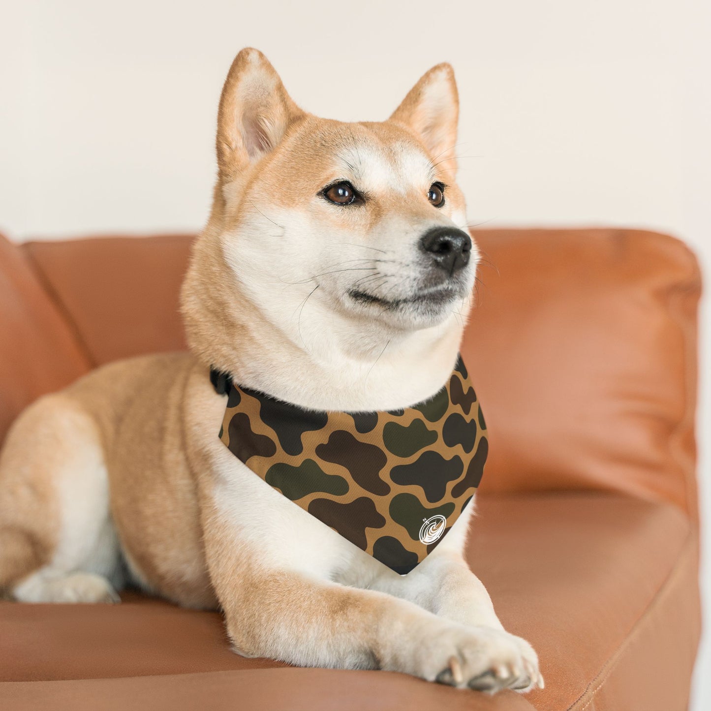 Vintage Woodland Camo Duck Bandana
